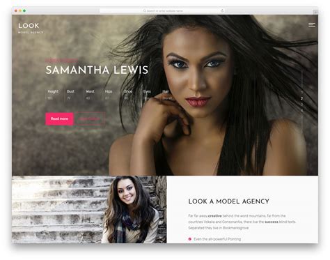 modeling websites.